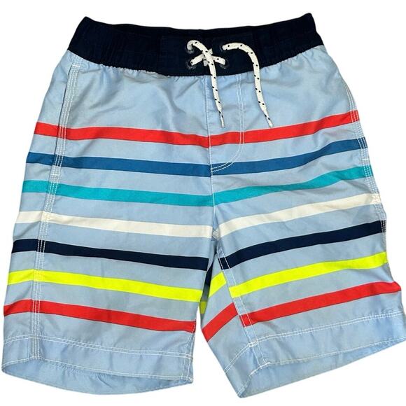 GAP Kids Striped Swim Trunks Size S Regular Boys Swimwear - Picture 1 of 3